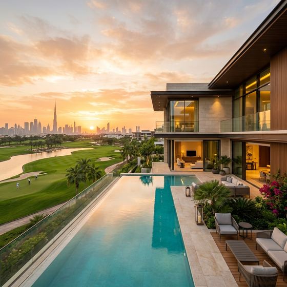 Golf-course villa