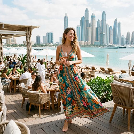 Silk maxi dress